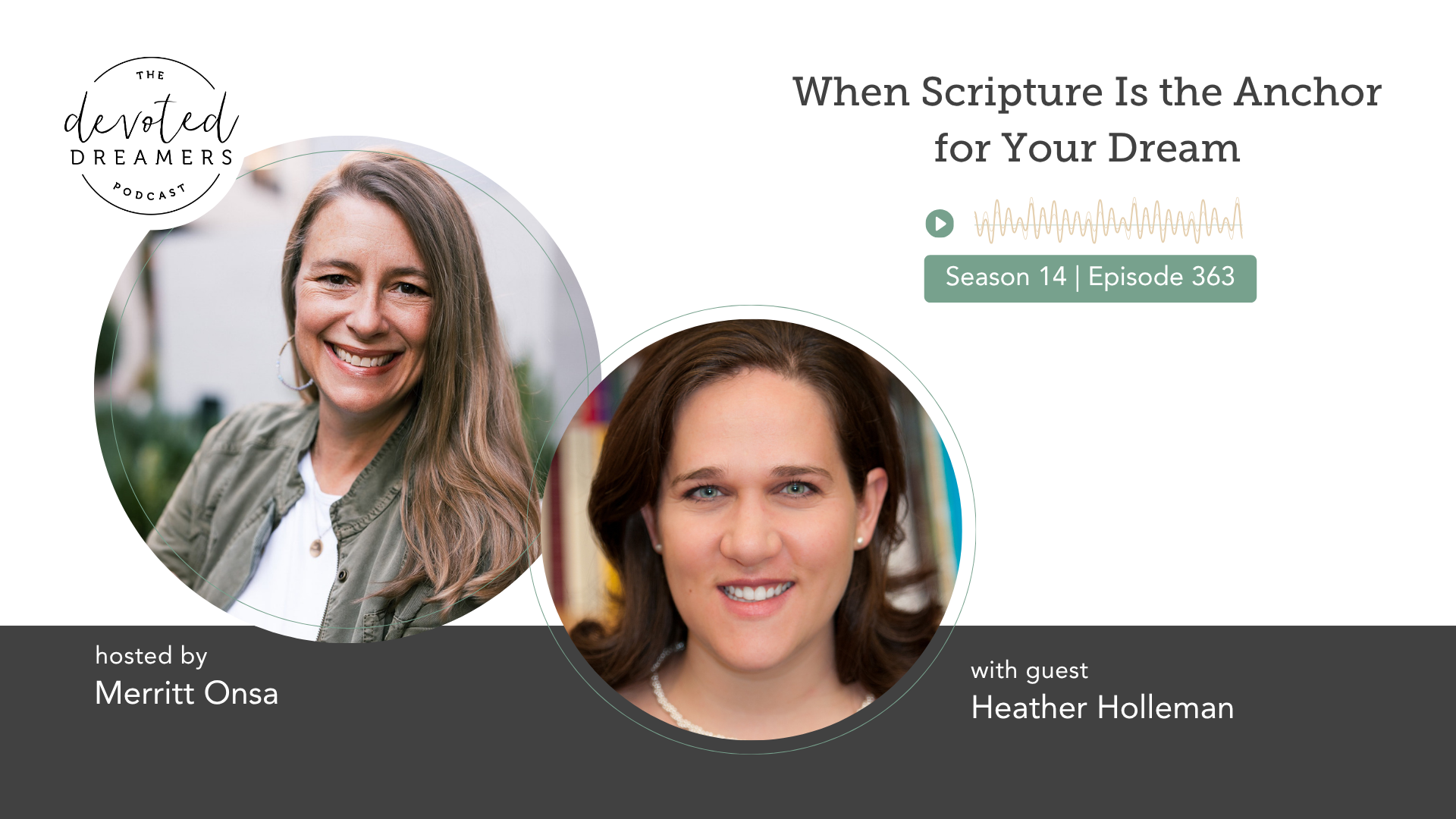 podcast episode between two women on the topic of scripture