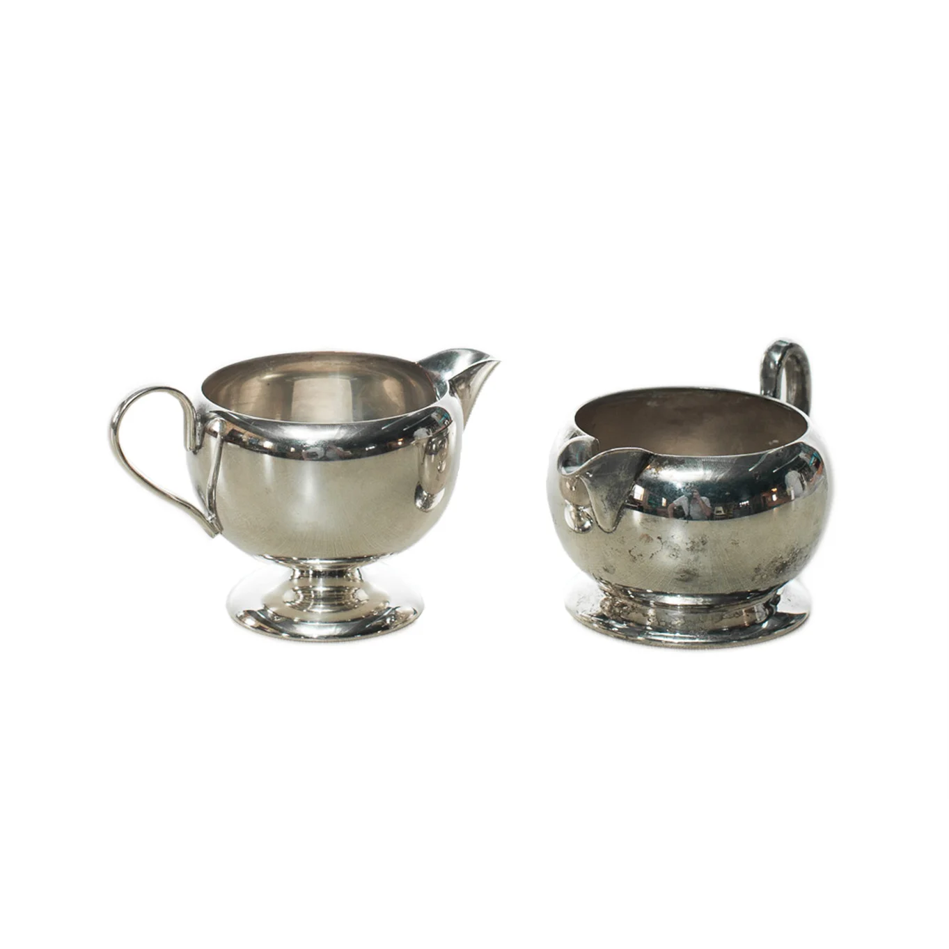 Silver Cream & Sugar Set