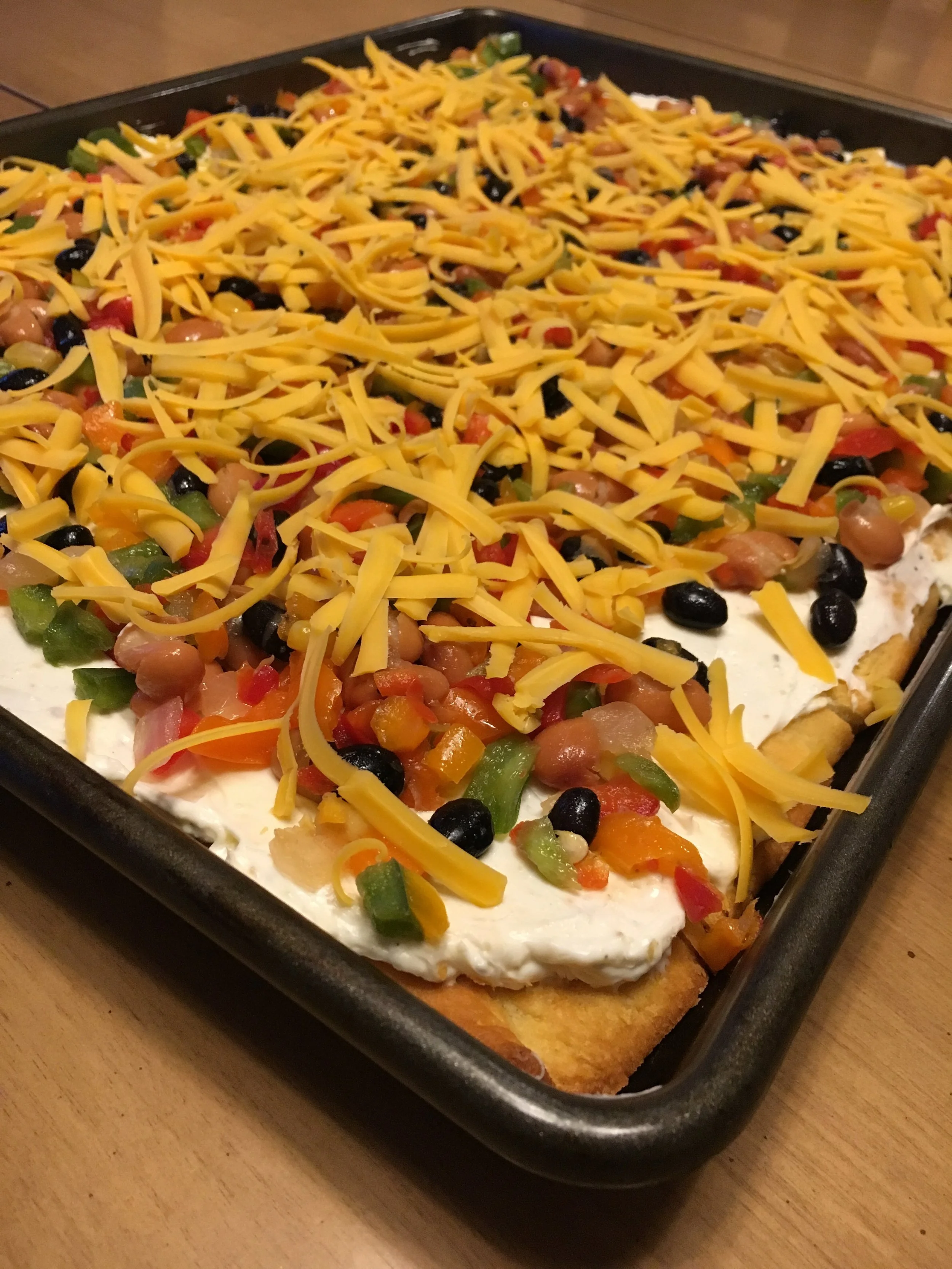 Cowboy Caviar Veggie Pizza