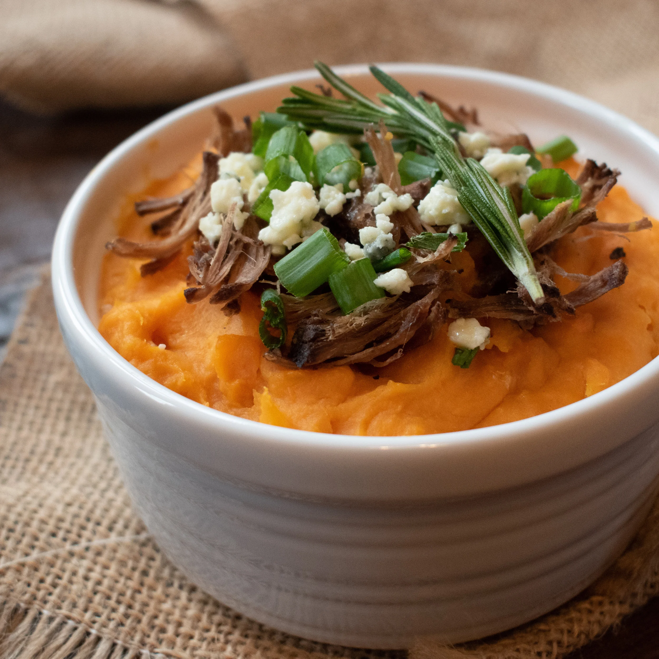 Savory Sweet Potato Souffle Bowl