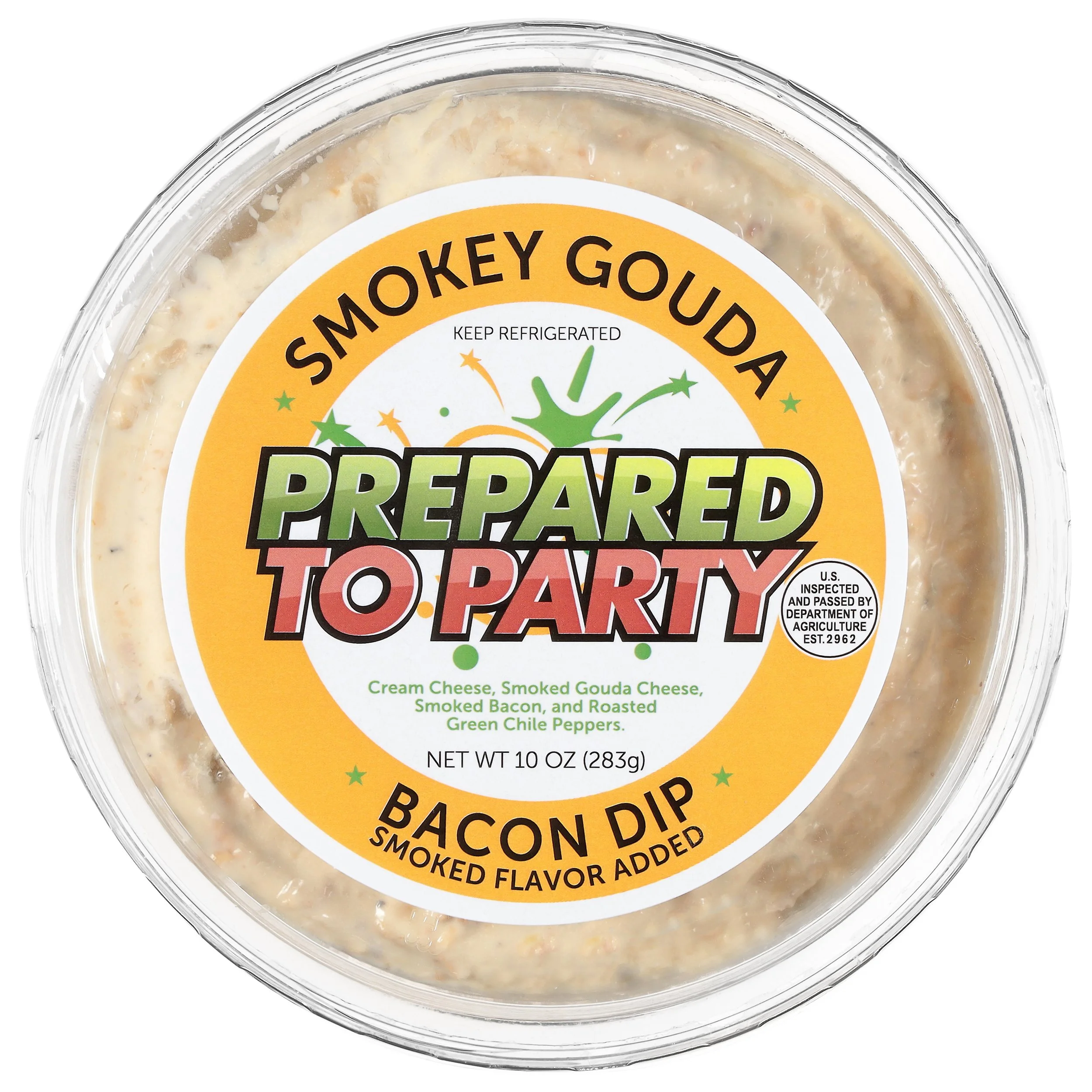 Prepared to Party Smokey Gouda w/Bacon Dip