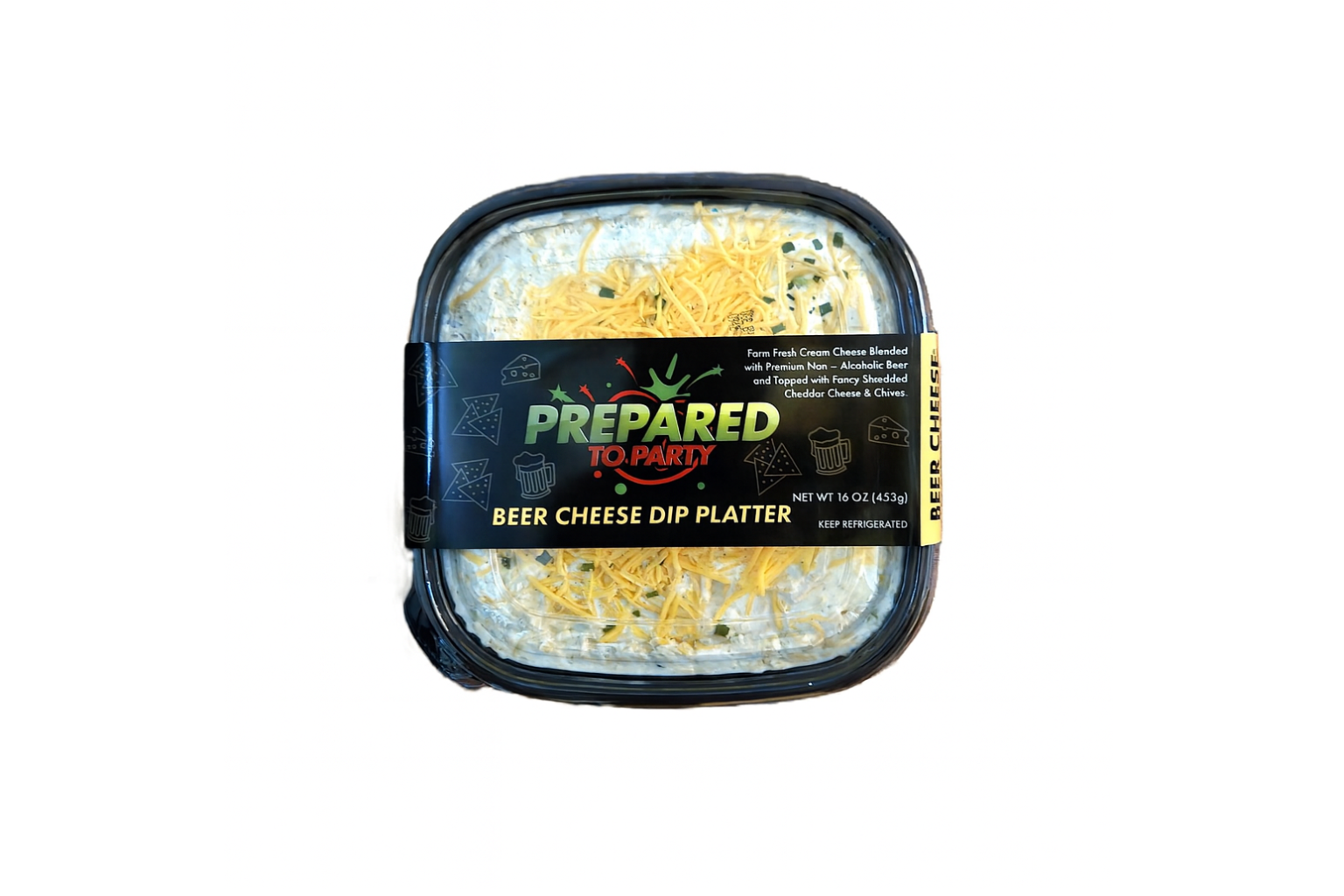 Prepared to Party Beer Cheese Dip Platter