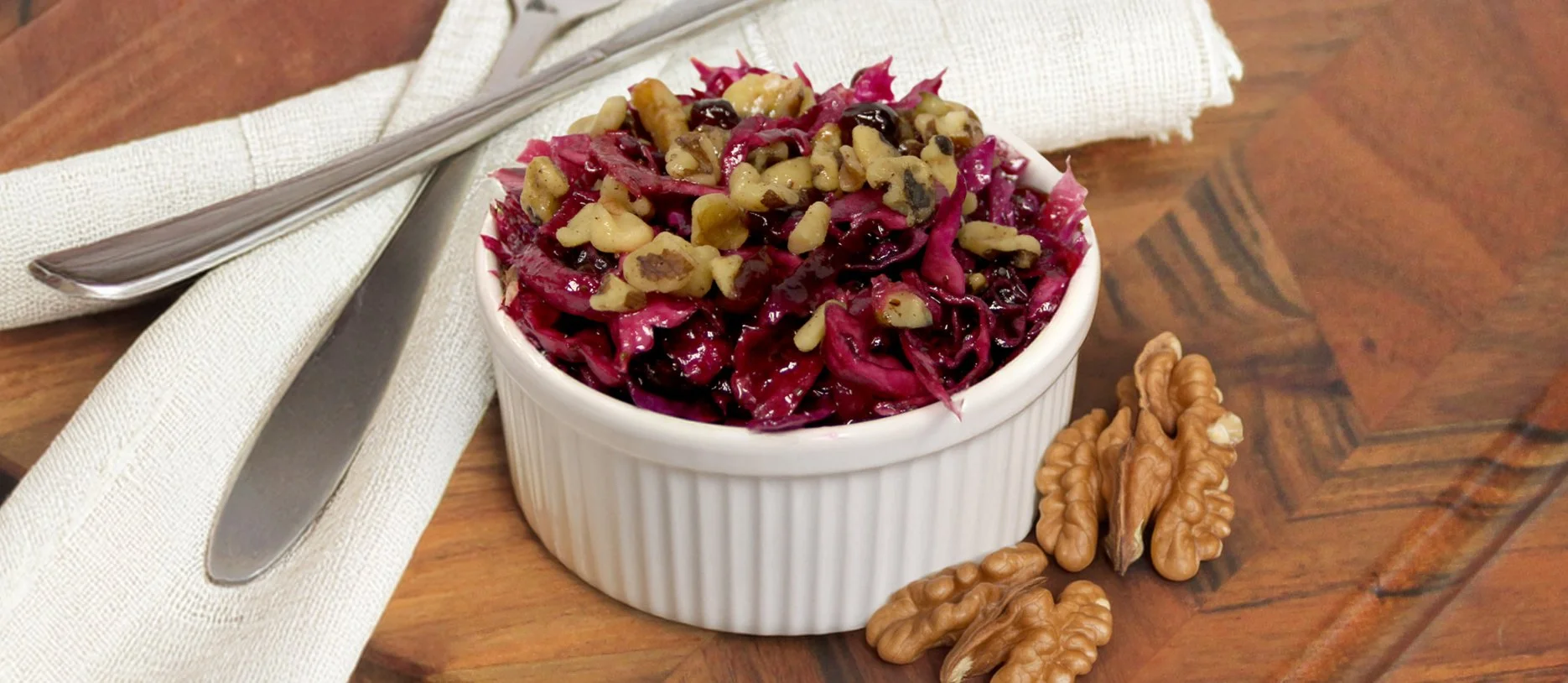 Cranberry Walnut Red Cabbage Slaw Kit