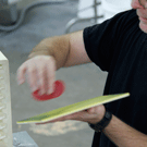 The trick is applying pressure to the squeegee, firmly, but gently, pulling from center of decal out.