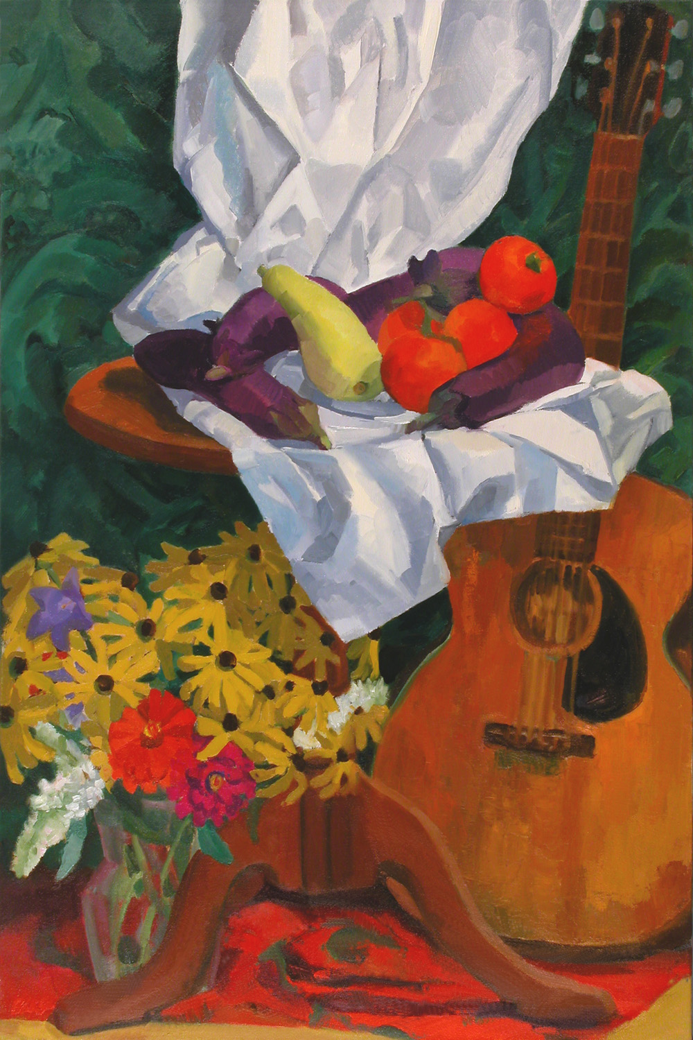 Still Life With Eggplants