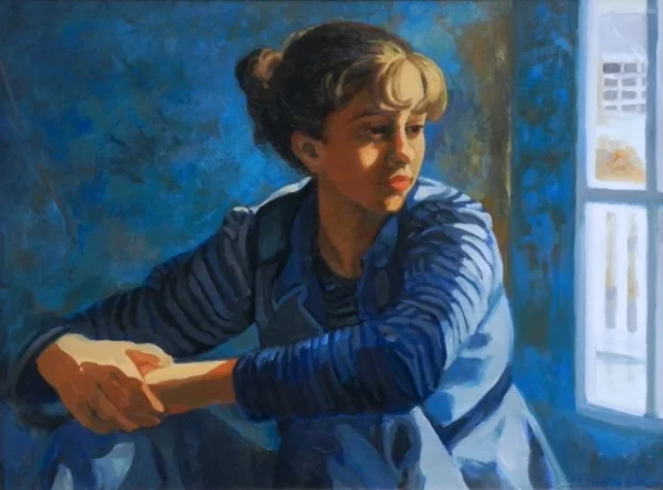 Teresa Baksa, Winter Light, oil on linen, 18" x 24", 1997