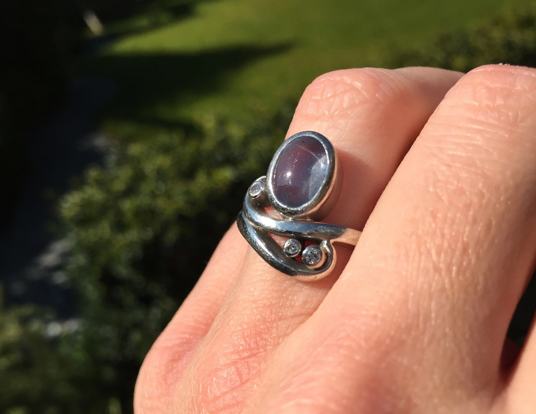 My very special engagement/wedding ring.