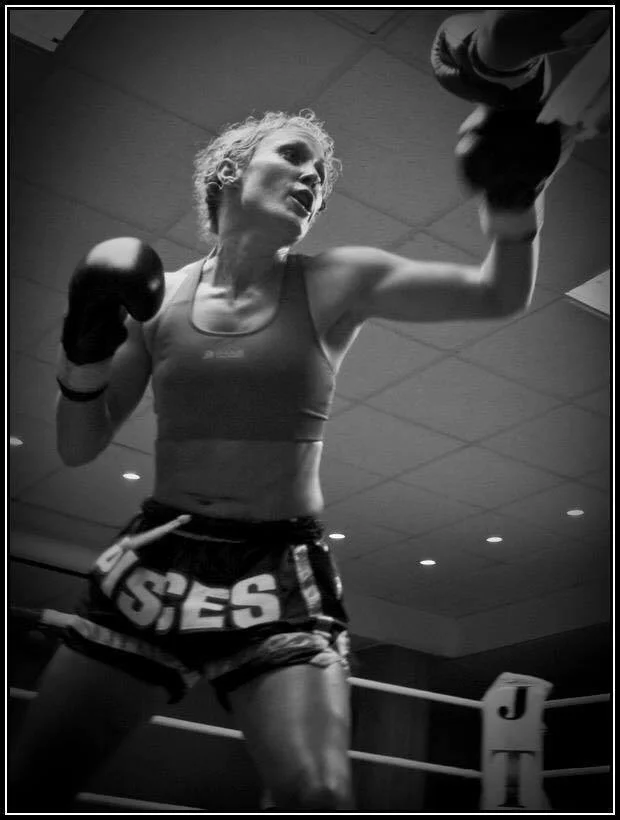 Jo Simpson has been boxing for 7 years now.