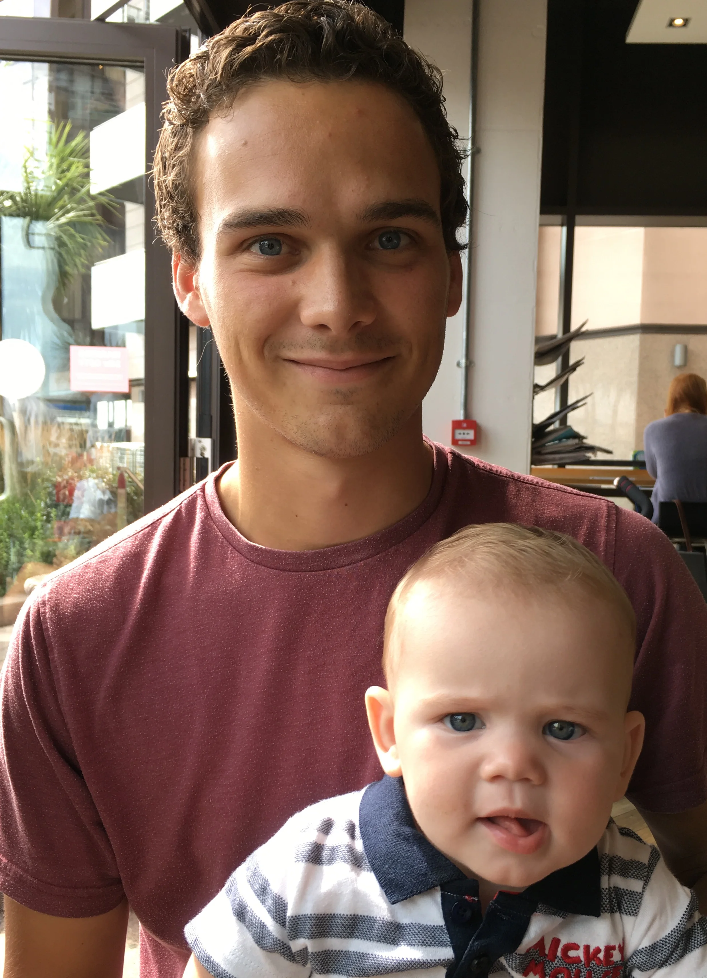 Declan loves his role as full time Dad to son Ryan
