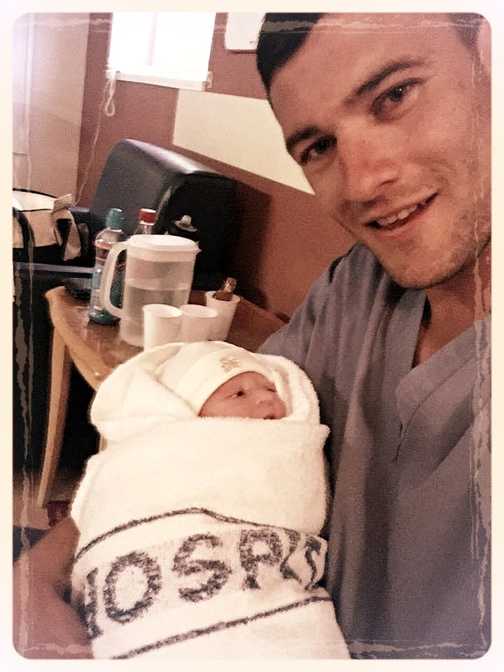 Ollie with daughter Kaia
