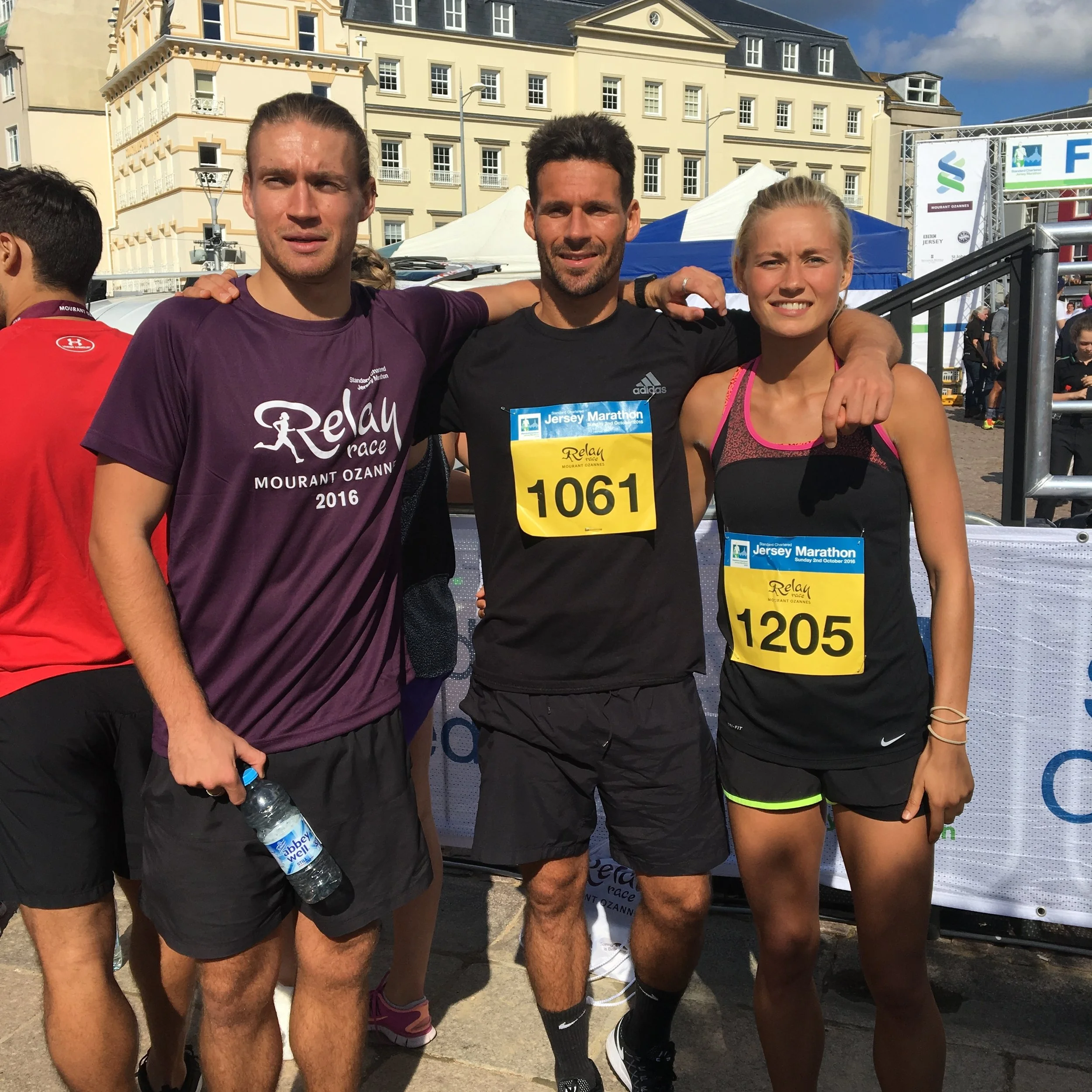 Gemma with brothers Ben Rawlinson and Sam Dawkins