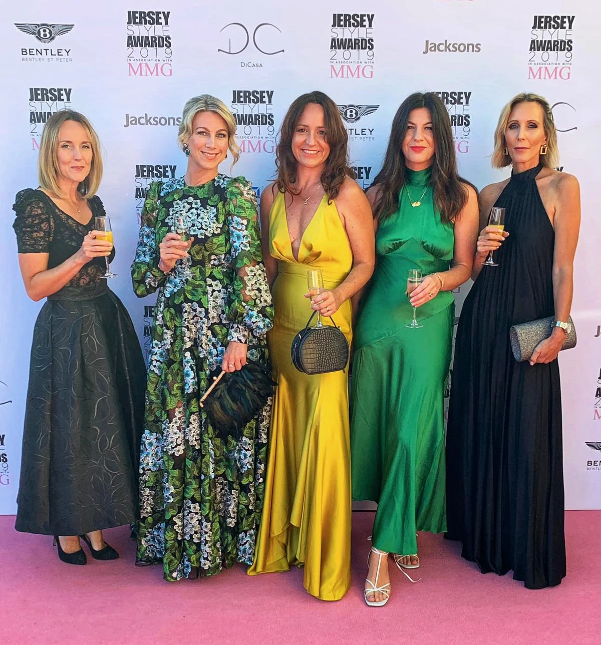 L to right: Tracey of @asnapshotofme, Nineby5, Vanessa of @voguishandcalamity, Francesca of @francescasafari and Hazel of @a_fashionaddictstyle