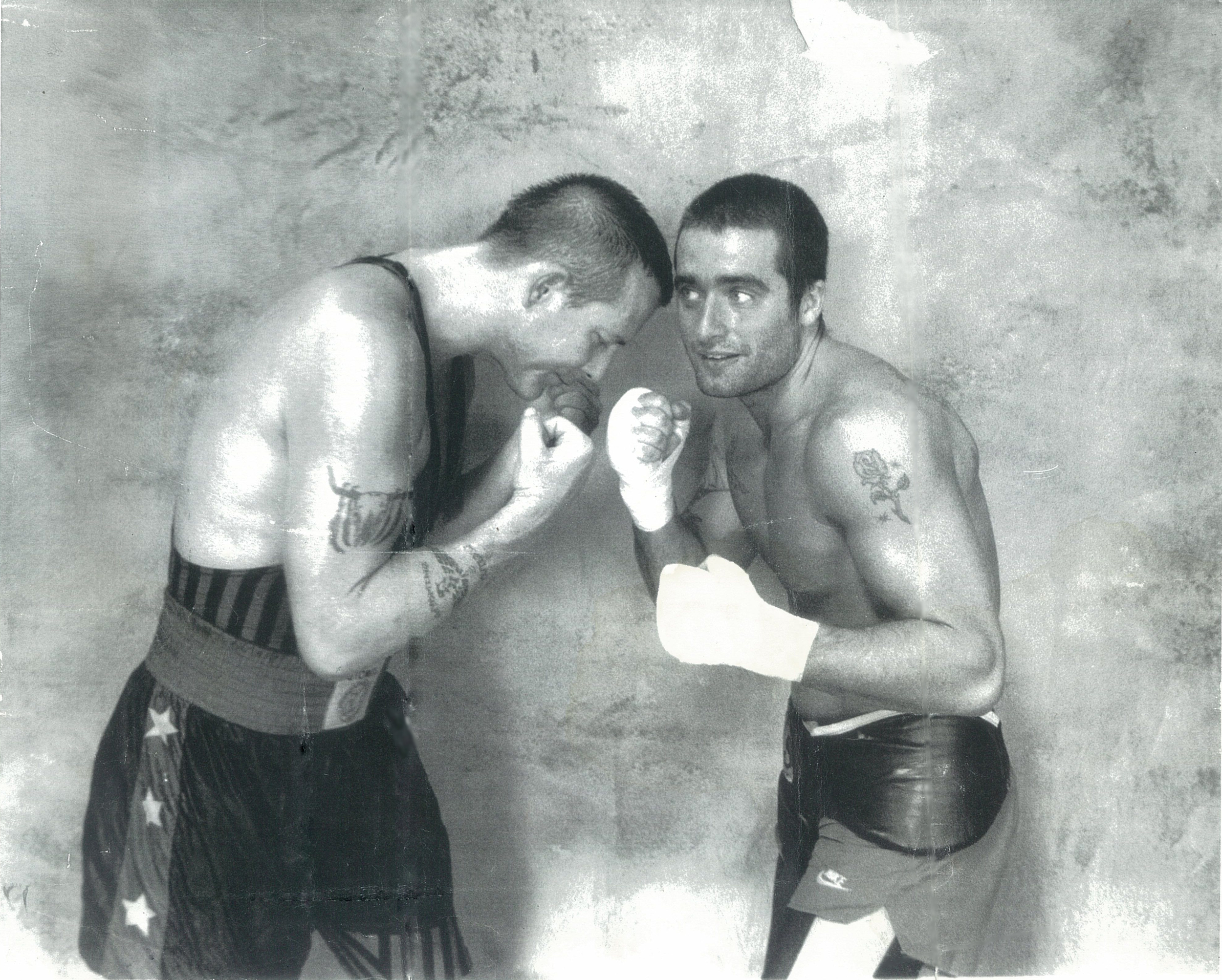 Jerry with Mickey Rourke