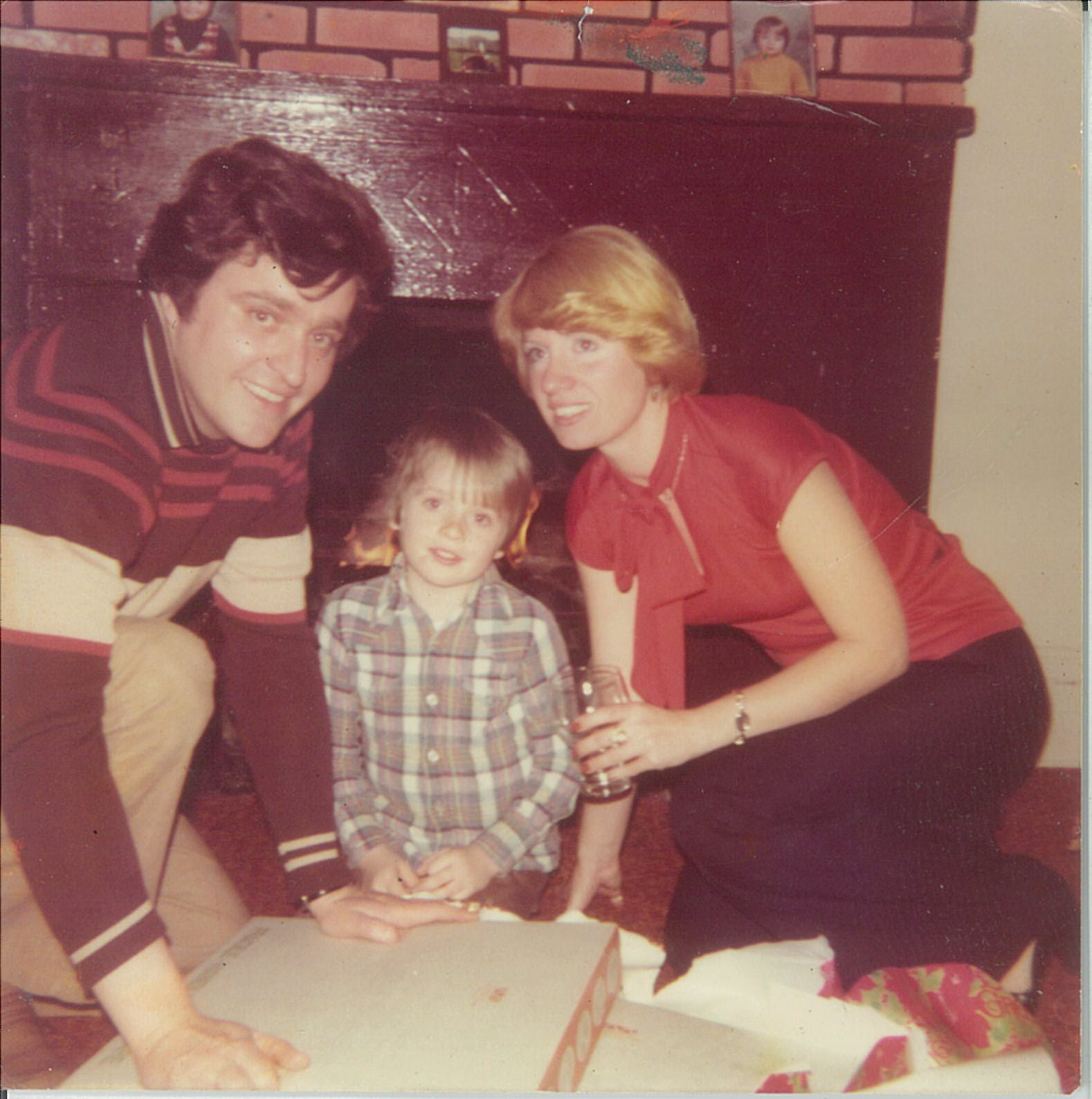  Jerry with his parents 