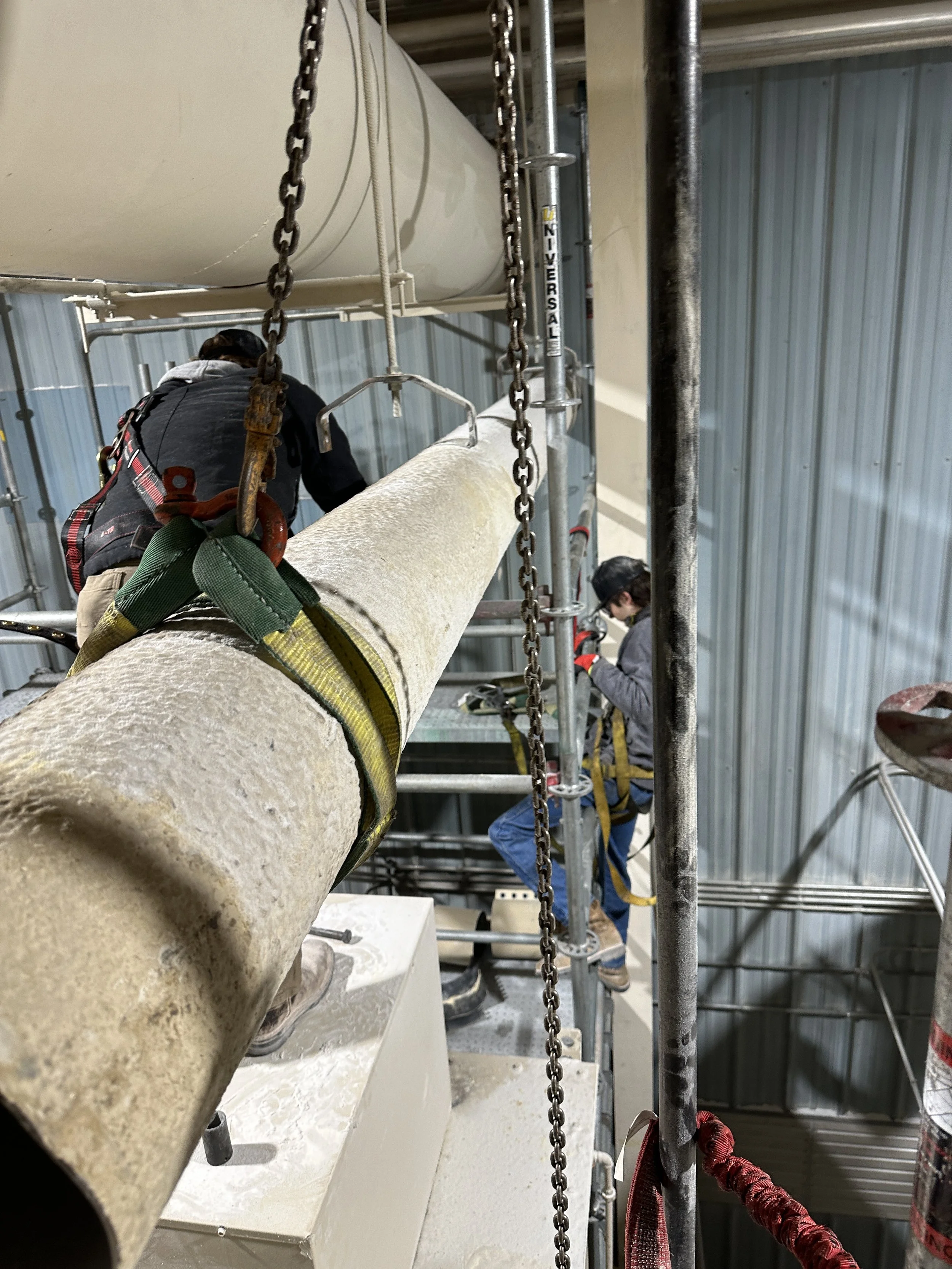 How to fix a critical process dust collector leak