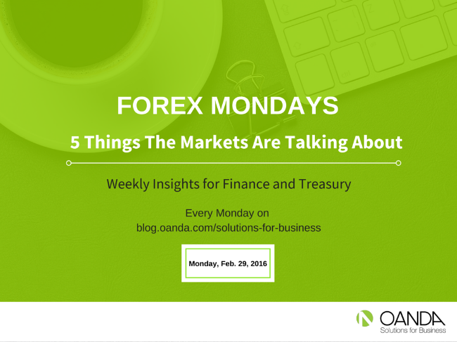 Content for the "Forex Mondays" Series is provided by the foreign exchange analysts at Marketpulse.com. 