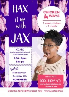 Hax It Up with Jax! // Cooking workshop