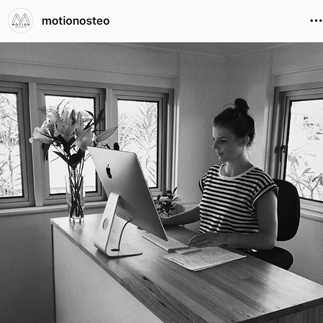TIME FLIES... .
.
Scrolling back to one of our first ever posts, noting being blessed to have a certain &quot;superb human&quot; join our team - This week marks the fourth anniversary of Shannyn joining Motion Osteopathy. So much has happened since t