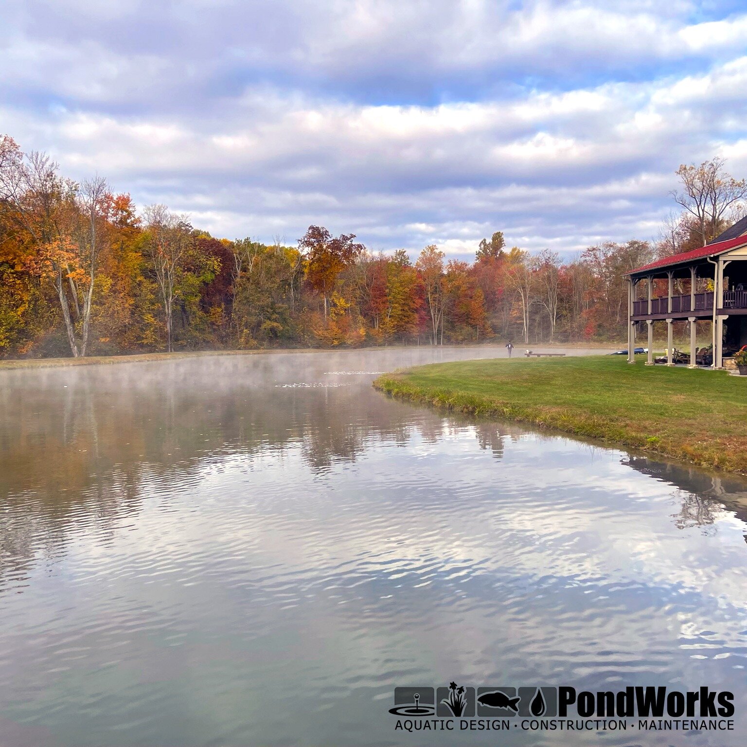 Take a moment and enjoy this beautiful scene we observed this week.  October in Pennsylvania is always unique and worthy of appreciating.

If your pond needs maintenance or winterization, it's not too late to get on our schedule for service. 

#fallf