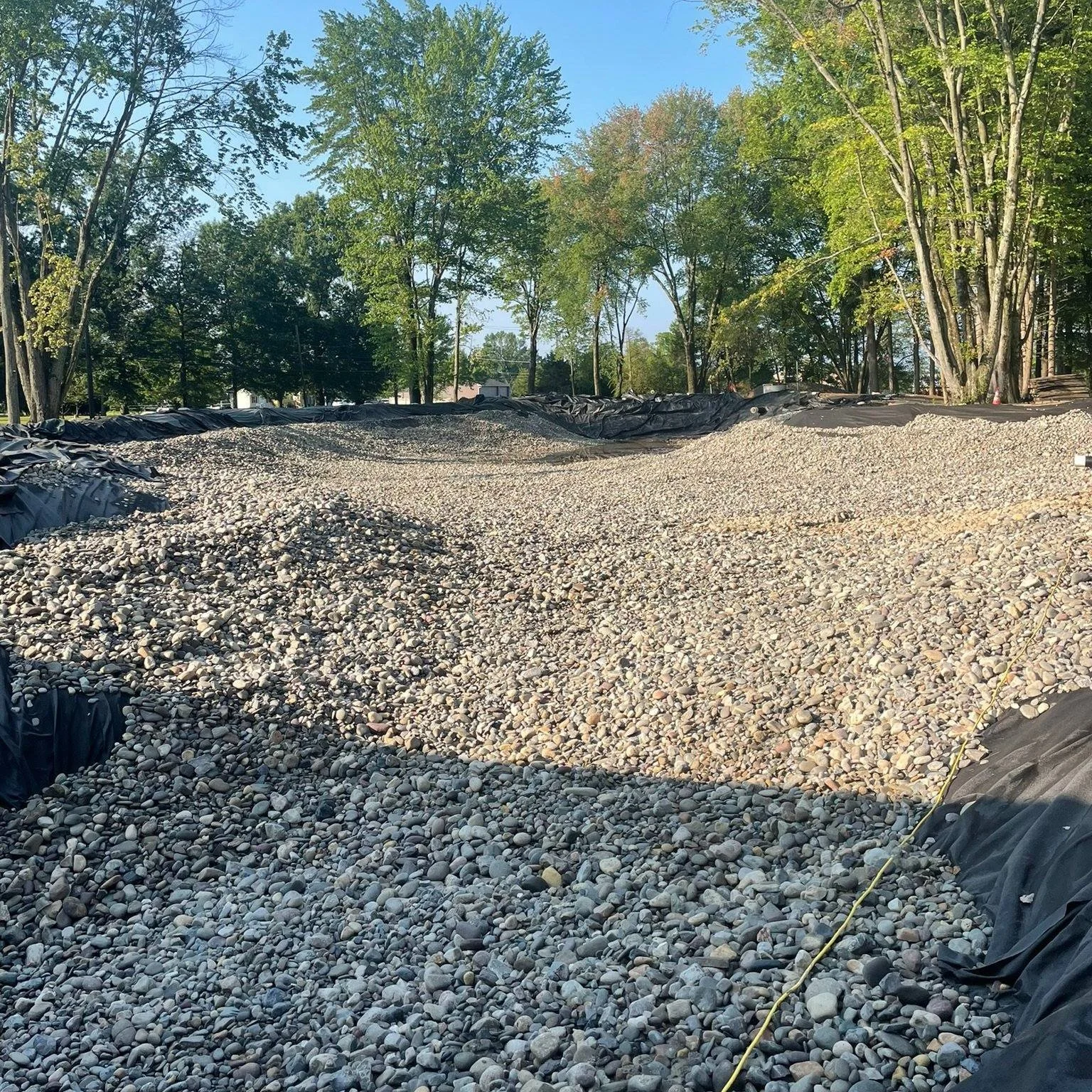 Got river gravel? We do. 

#ponddesign #coolponds #largeponds #farmpond #designbuild #backyardconcepts #montgomerycountypa #ProjectProgress #projectprogress #pond #pondworks_online #pondlife #pondview #PWLargePondandStream