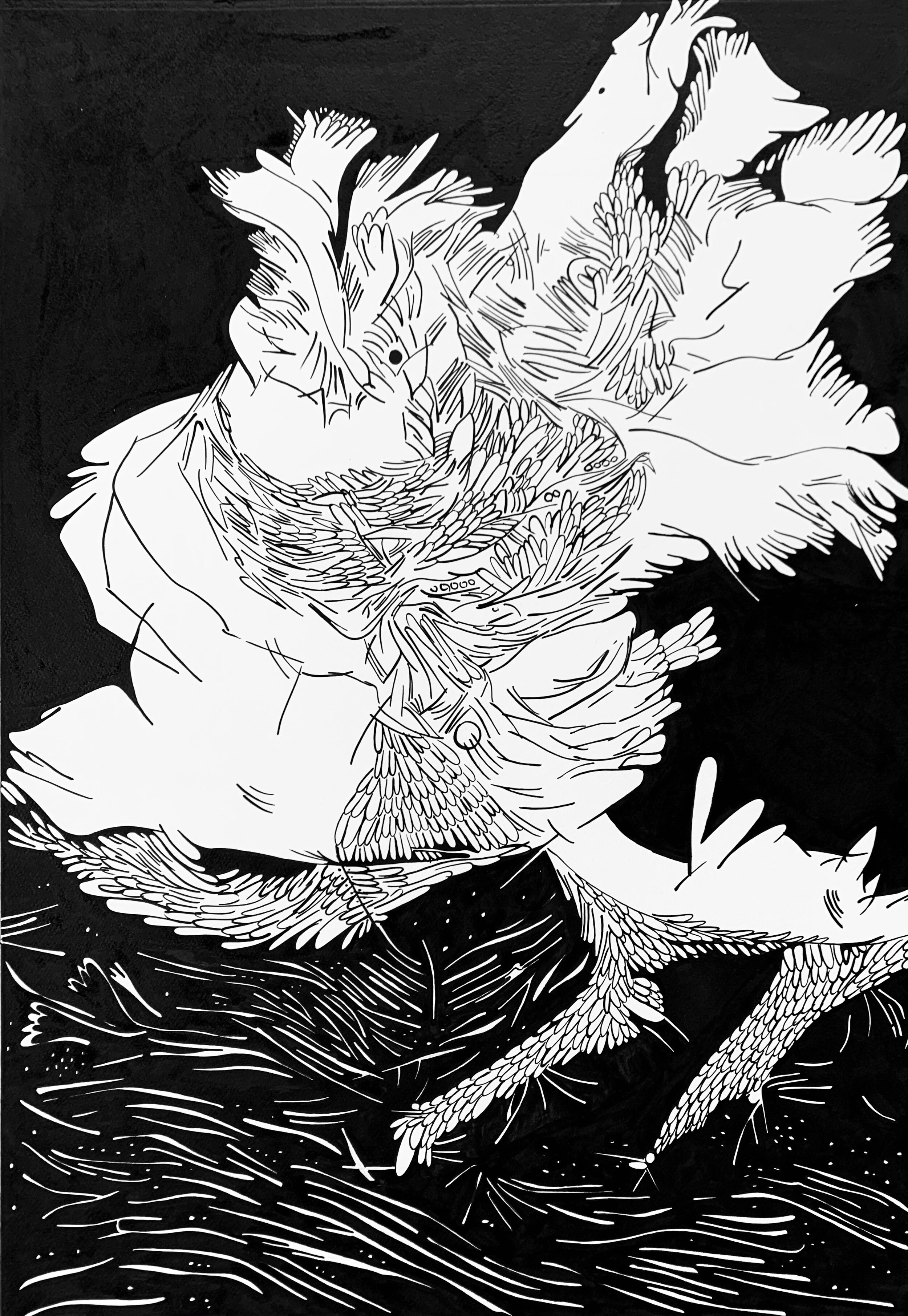 queen birth and her stretch marks