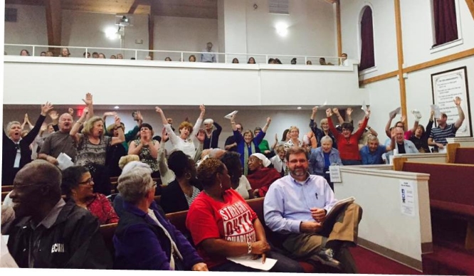 Scene from past Nehemiah Action of Charleston Area justice Ministry.