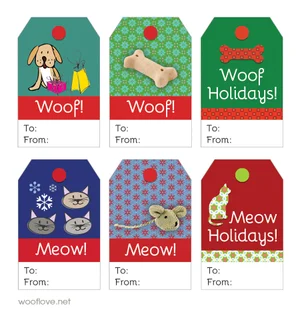 Free Printable Gift Tags for your Pets! — Woof Love