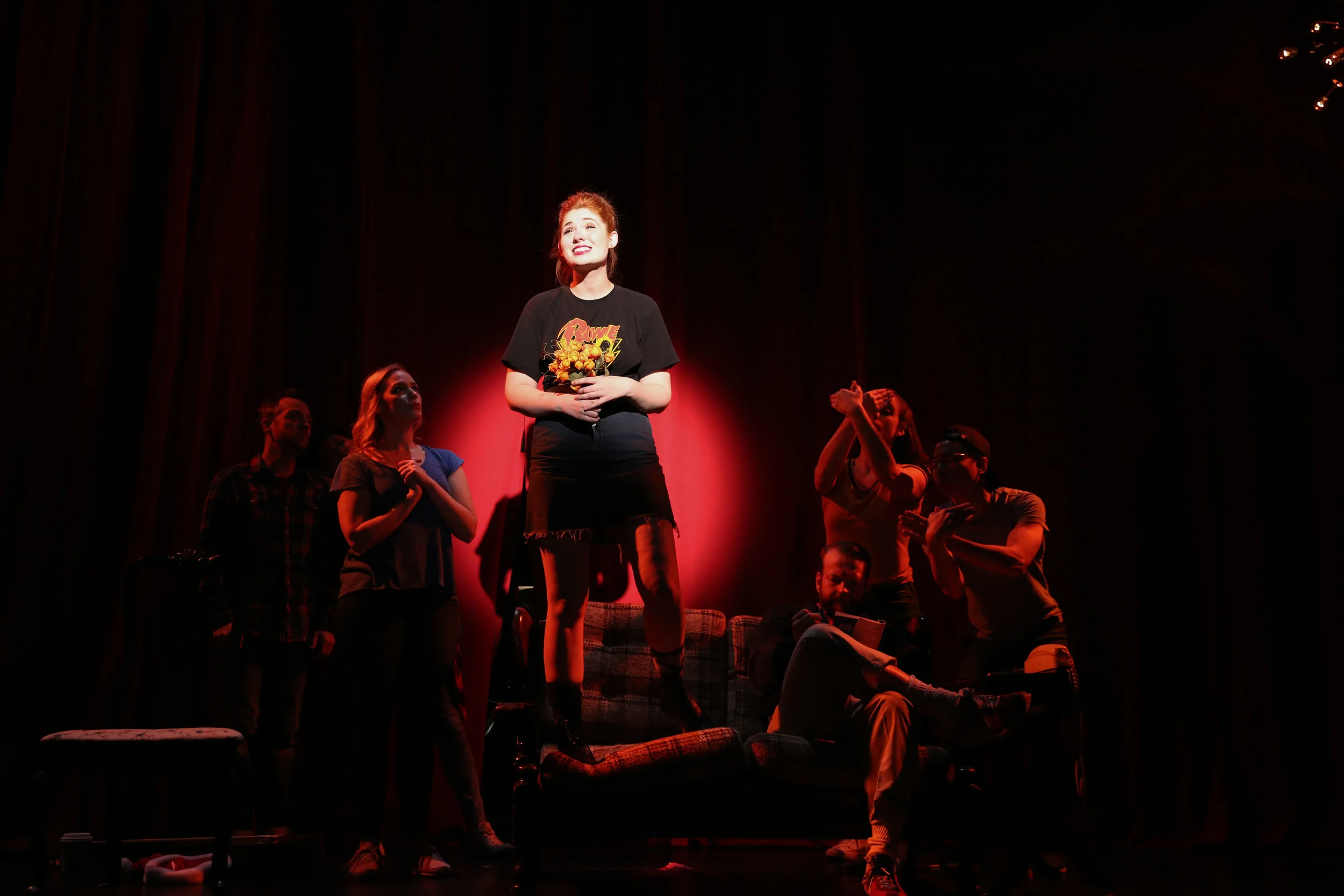 Erin as “Chloe” in the New York Premiere of Bubble Boy