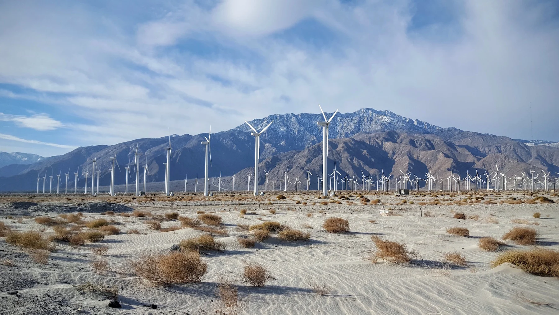 Wind farm outside Palm Springs, CA.&nbsp;