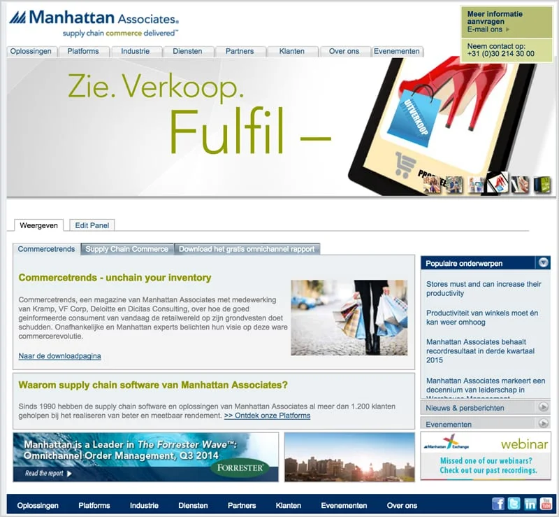 Manhattan Associates - International Sites