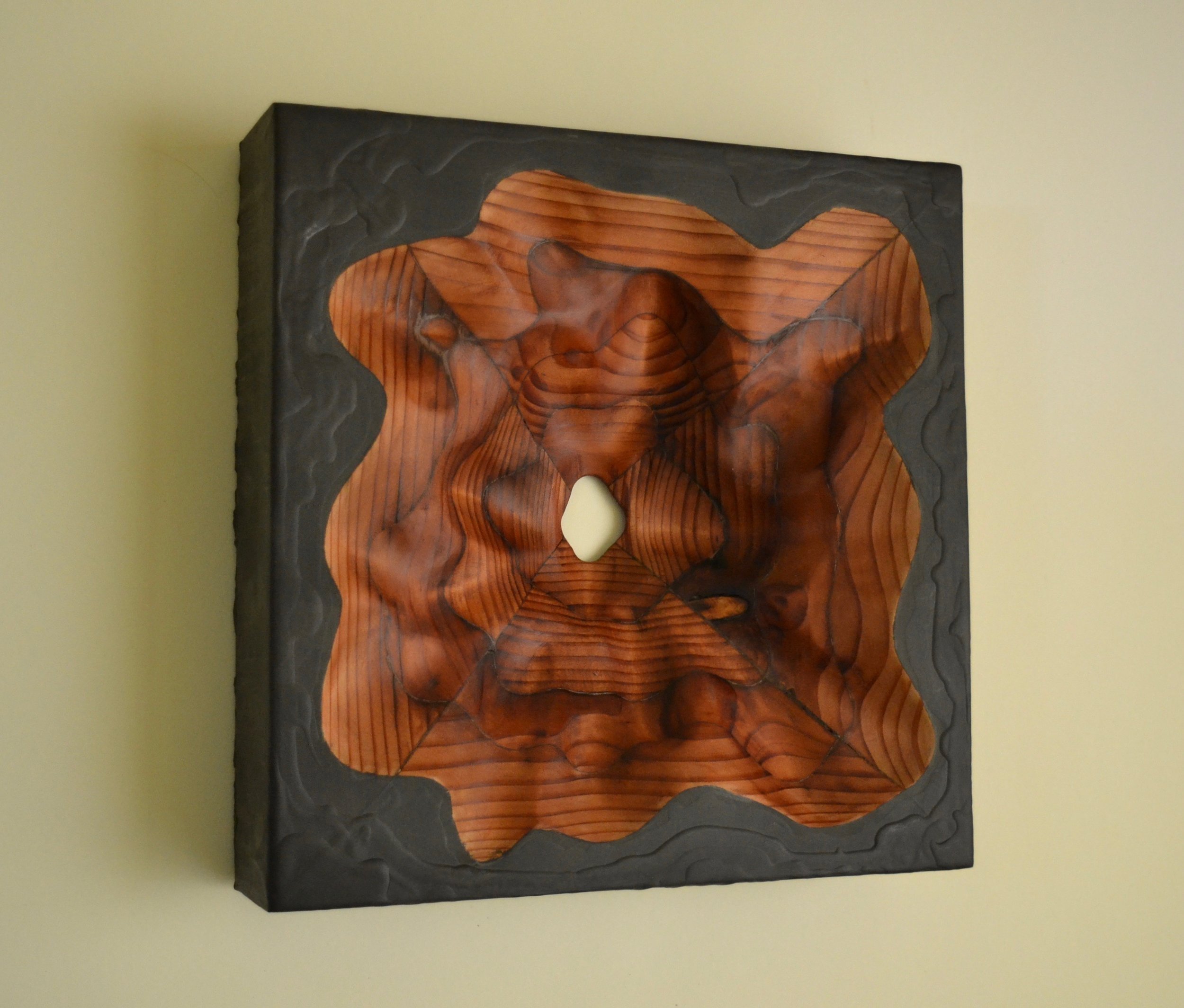 Volcano of Flowers - 12 x 12 x3
