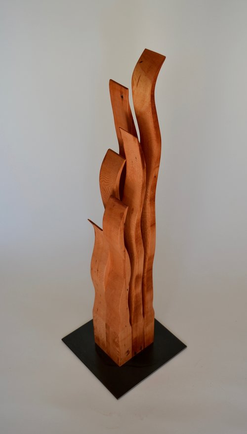 Abstract Wood Art, Wood Wall Art, Wood Sculpture, Modern Art by