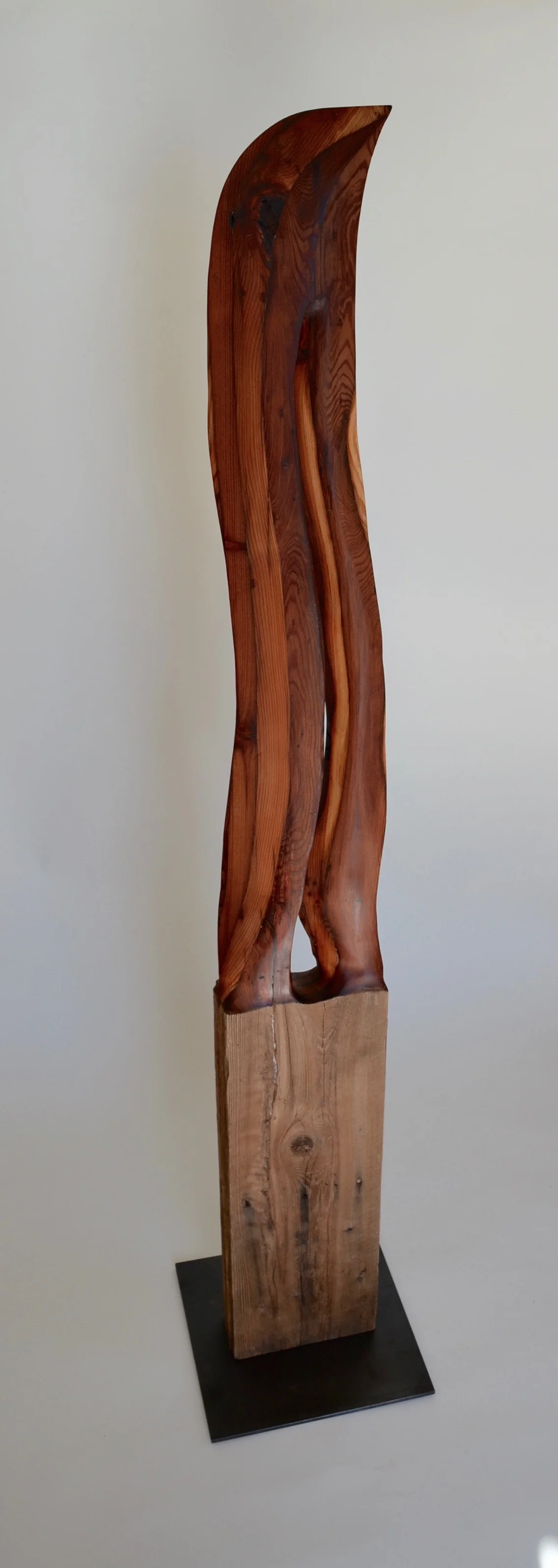 Contemporary Wood Sculptures Flow series Lutz Art Design