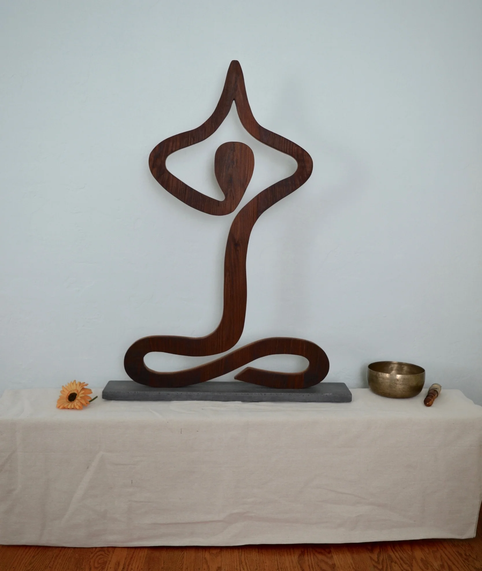 Presence - Wood Sculpture - 40 x 30 x 5