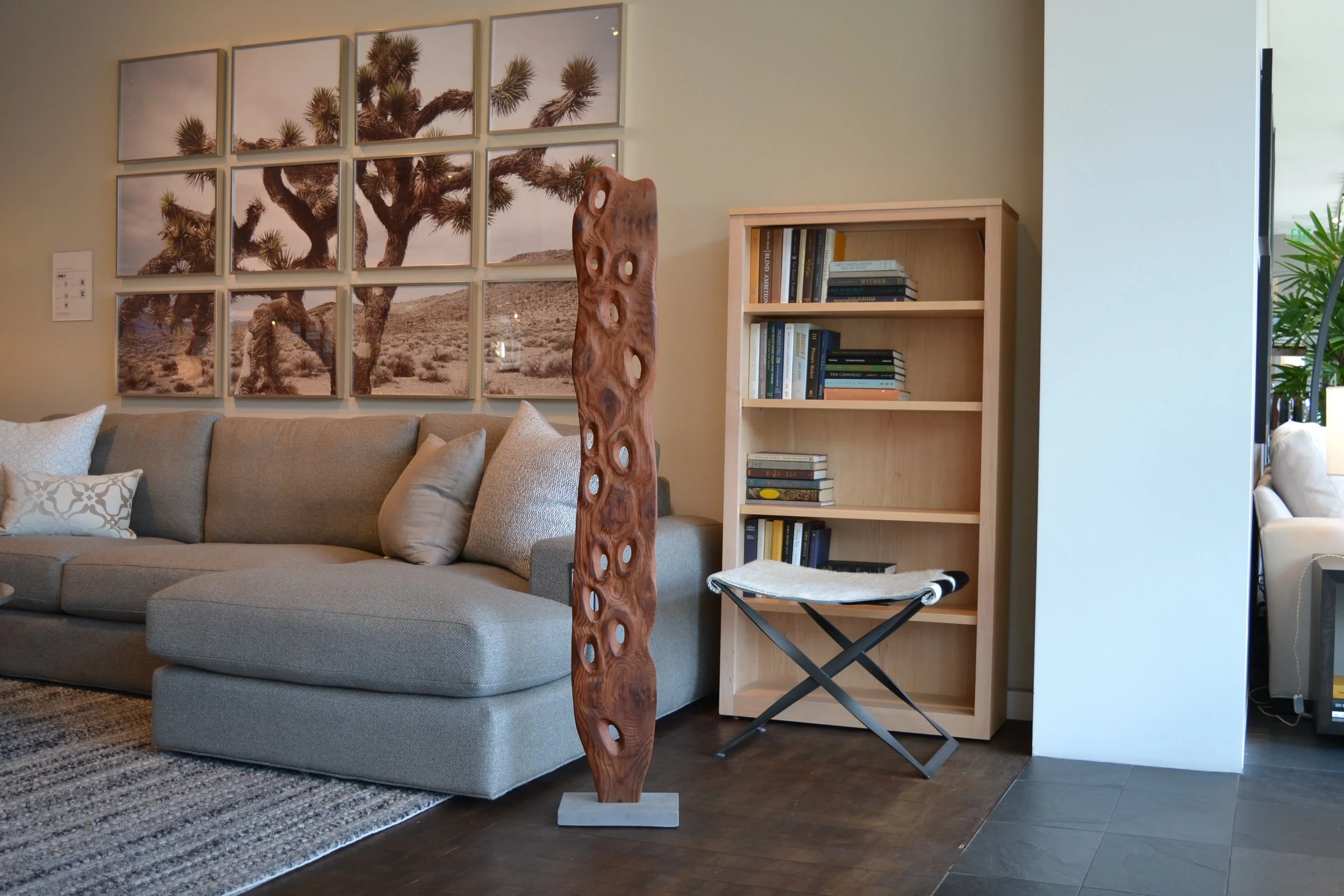 Floor sculpture “Bubbles” at Room and Board design showroom in San Francisco