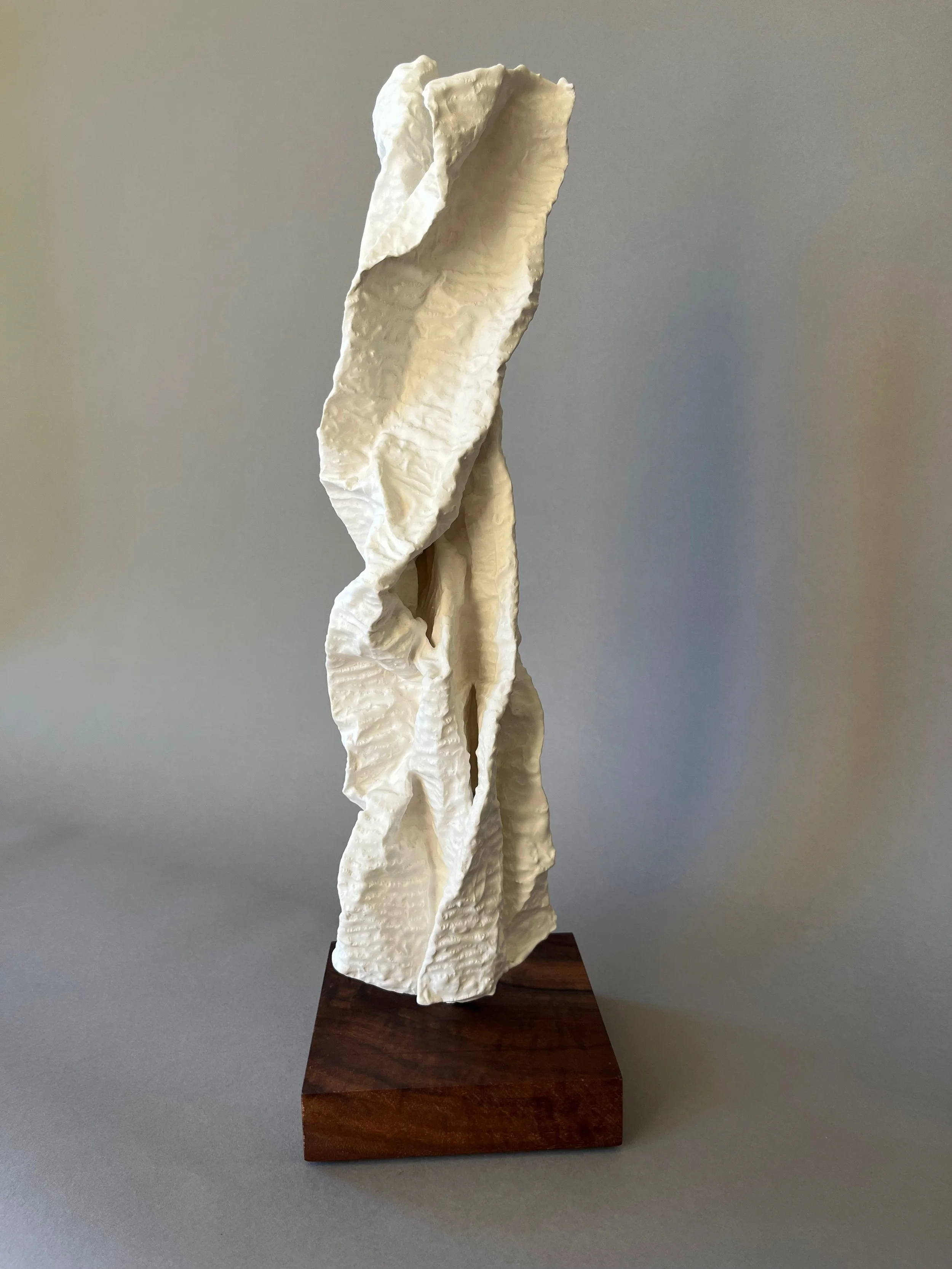 Meandering 2 plaster sculpture by Lutz Hornischer.jpeg