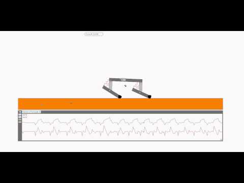 Quadruped Robot Bounding Simulation