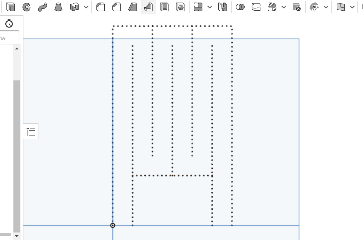 Pattern created in OnShape as a sequence of points