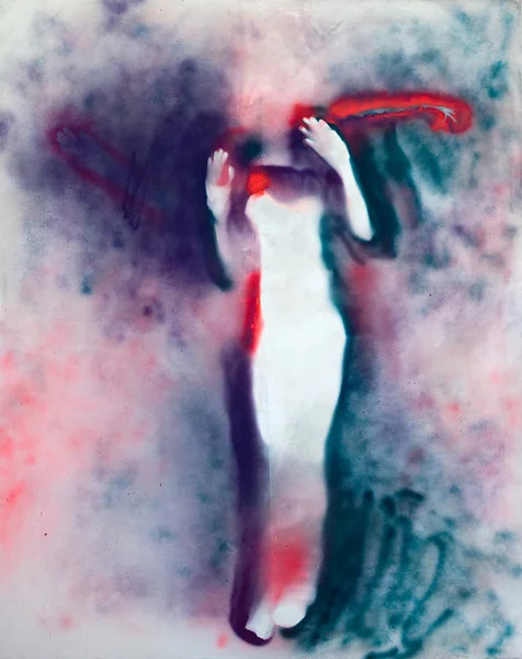 Out There: Spray Paint on Canvas