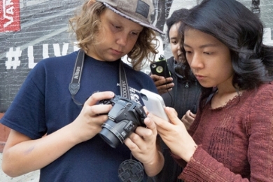 Photography students collaborate