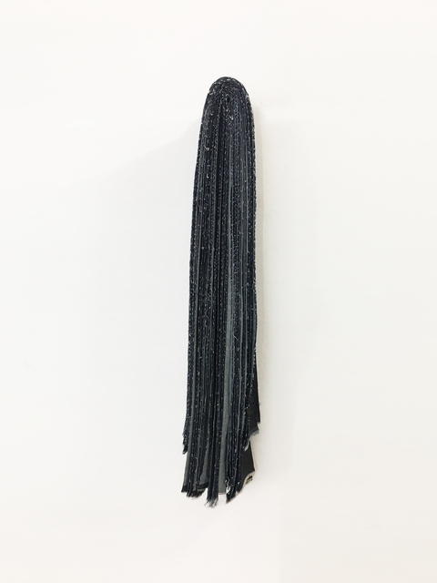 Joel Andrianomearisoa, Grey Skinny Boy , 2016. Sabrina Amrani Gallery.