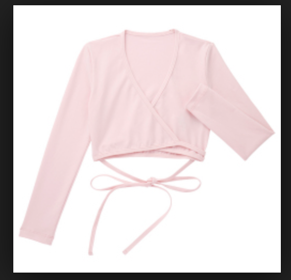 Ballerina Tie Front Cardigan Pink Cardigan Sweaters Pink Ballet