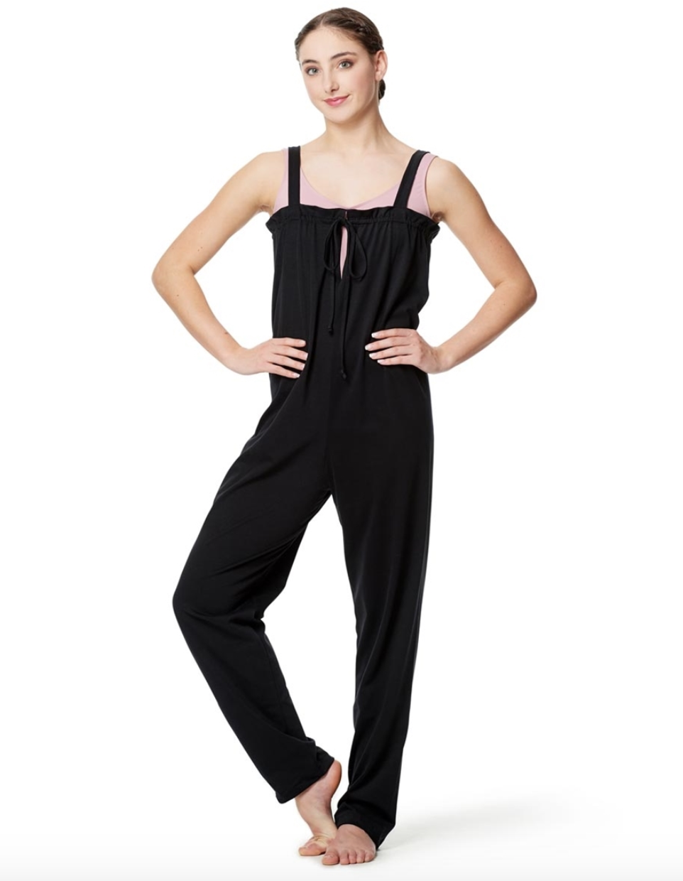 black dance jumpsuit