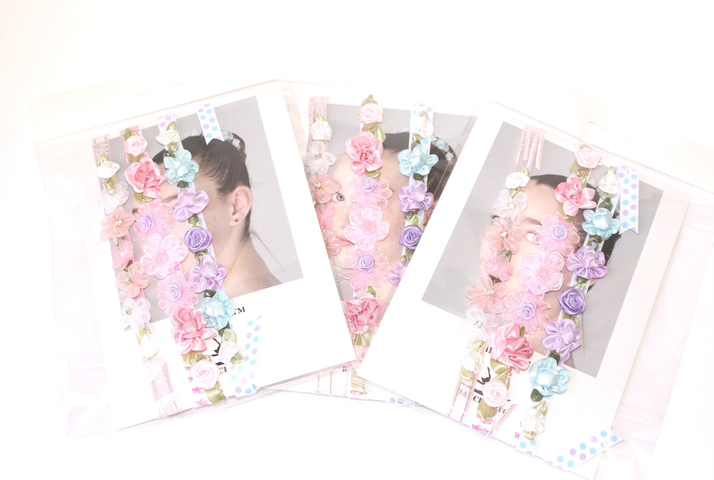 Handmade Ballet Bun Flower Wreath