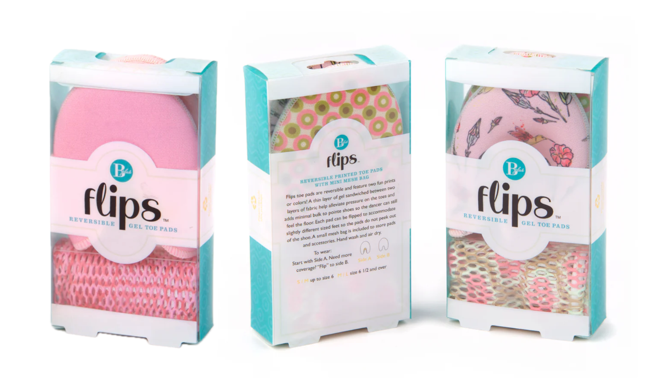 FLIPS Reversible Gel Toe Pads by B Plus Printworks