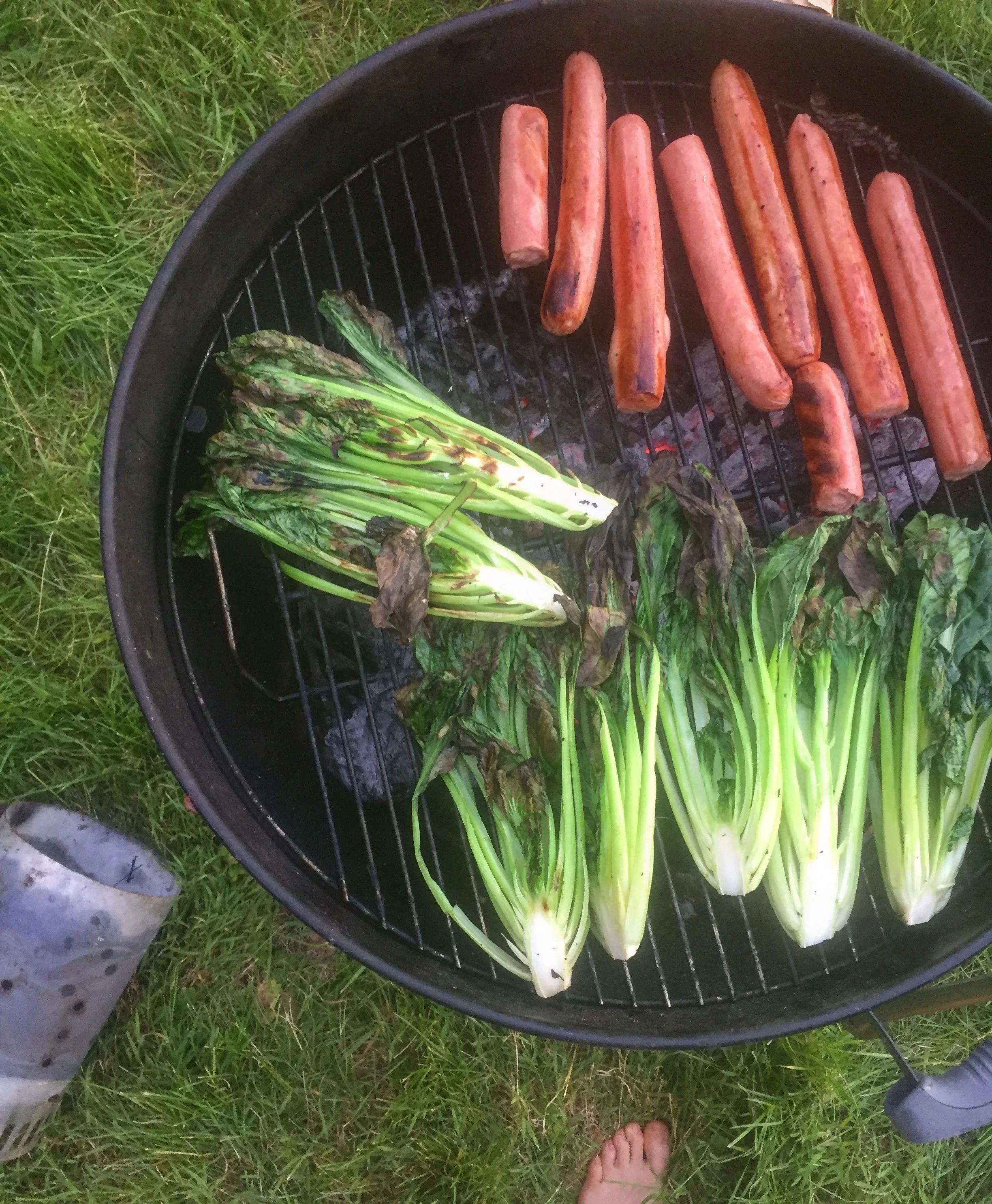 Grilled Tatsoi