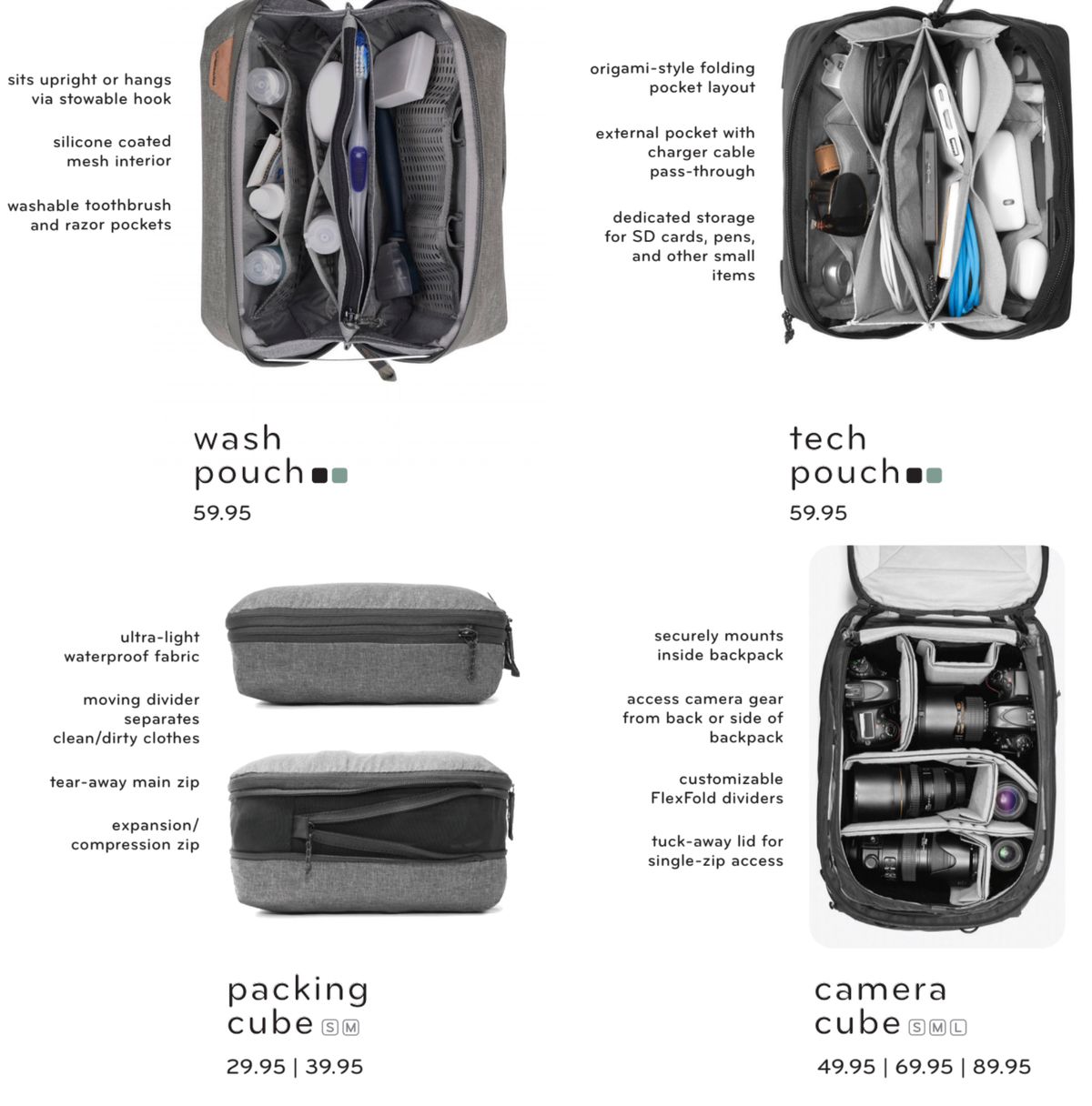 Travel Wash Accessories, Wash Gear