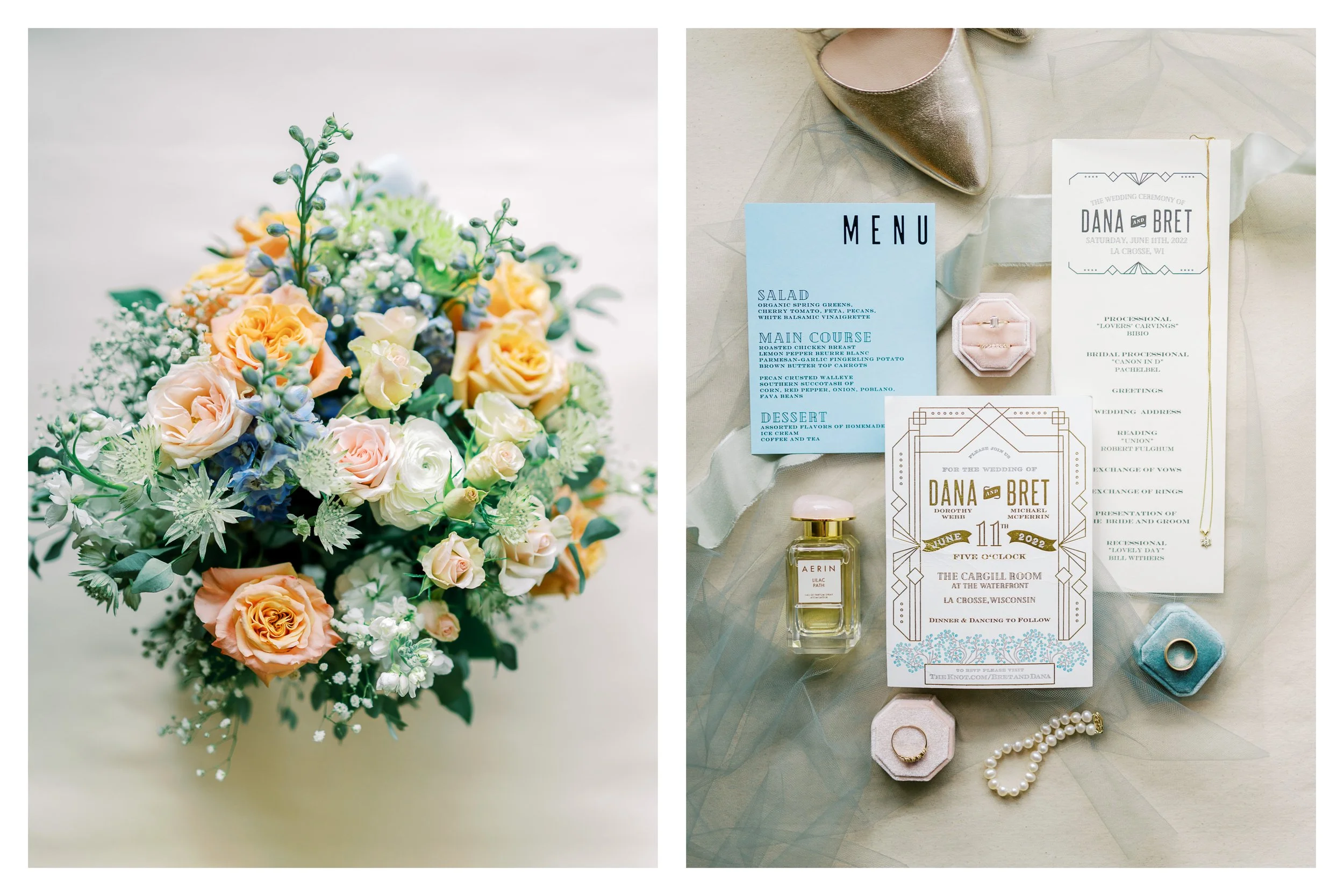 elegant bridal details