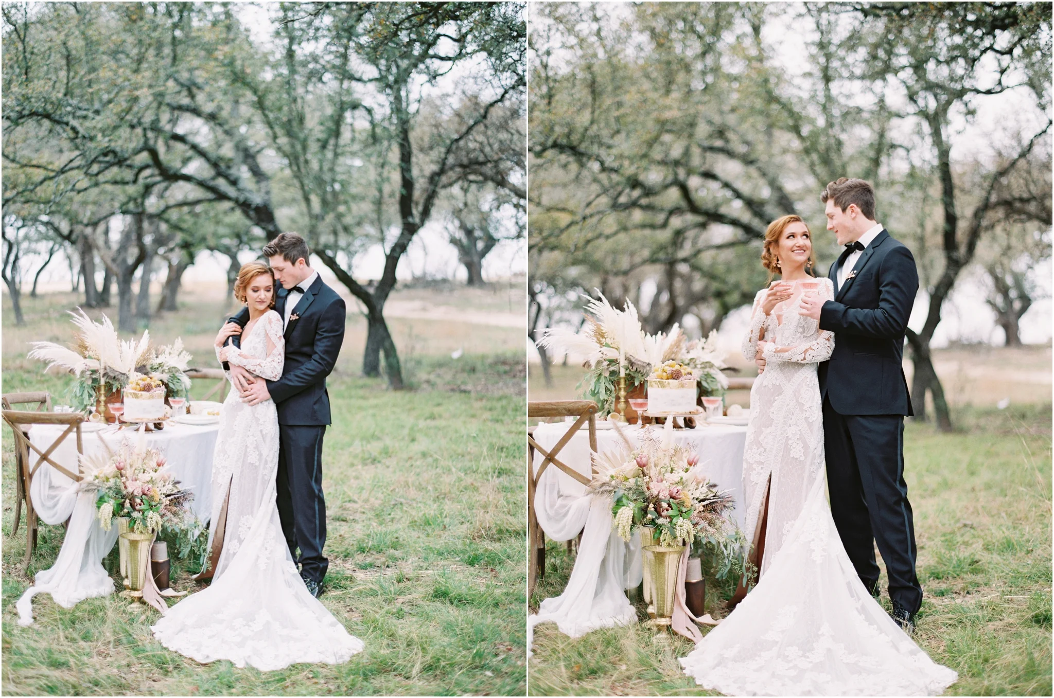 TEXAS OAK ELEGANT ELOPEMENT INSPIRATION | FINE ART WEDDING PHOTOGRAPHY