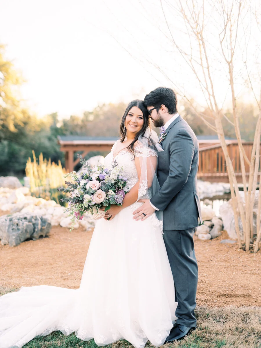 VIOLET WINTER WEDDING AT TEXAS OLD TOWN | TEXAS FINE ART WEDDING PHOTOGRAPHER